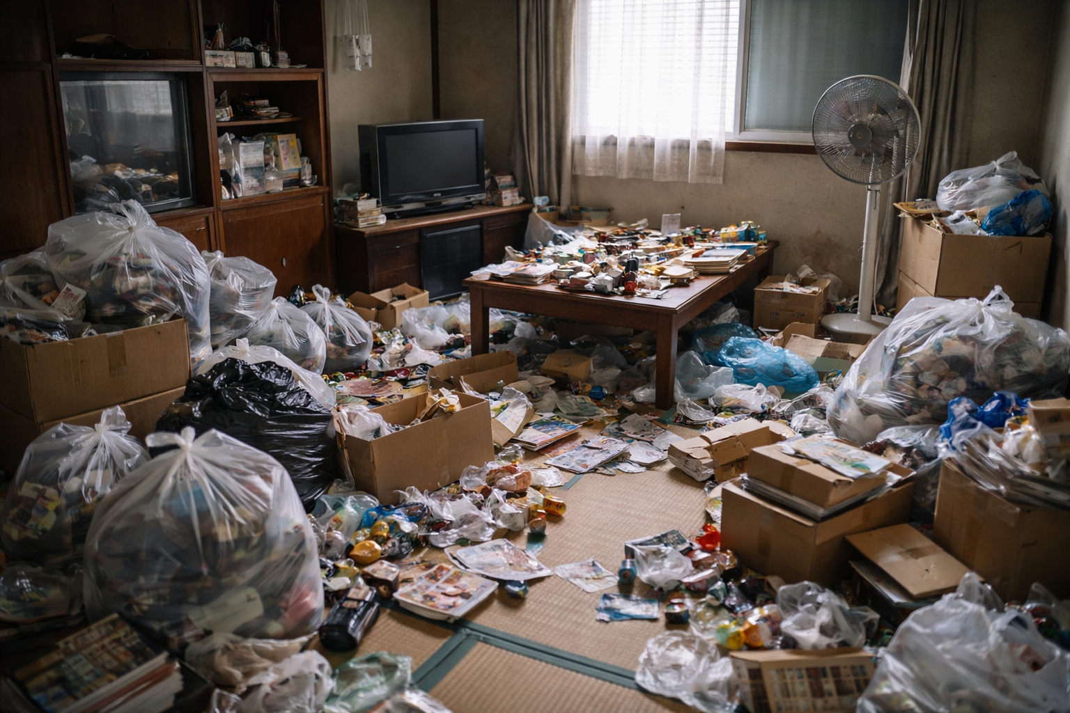 ゴミ屋敷の片付け